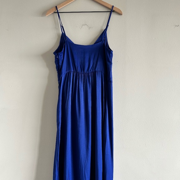 Anthropologie — Giverny Midi Slip Dress (Blue) — Size 8 - Picture 10 of 16